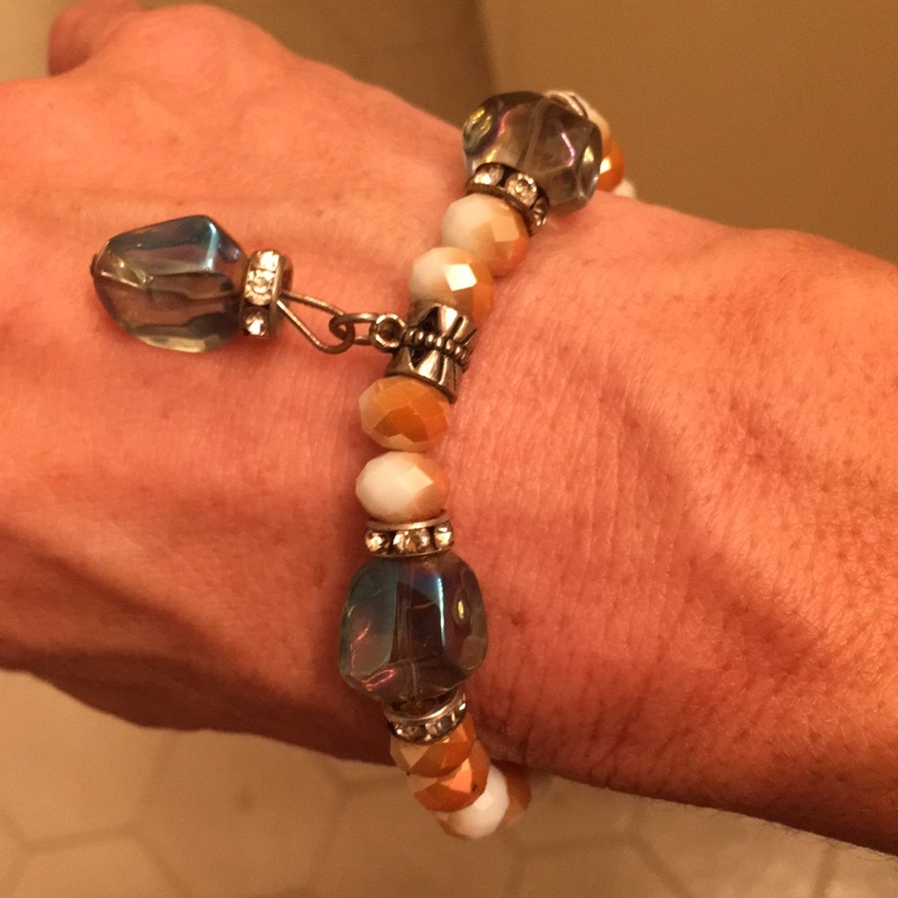 Beading stretch bracelet